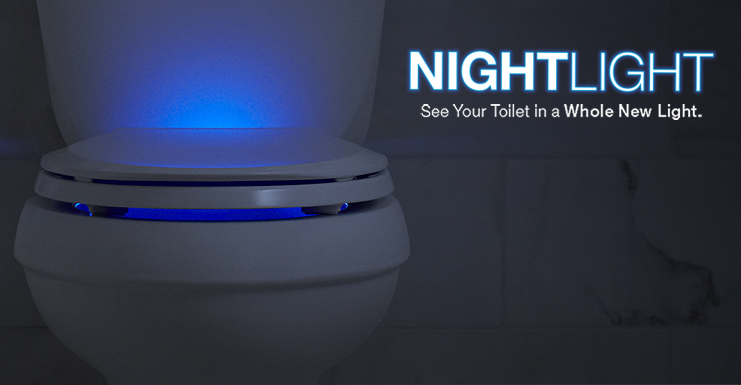 The IllumiBowl, A Toilet Nightlight With a Range of Colors to