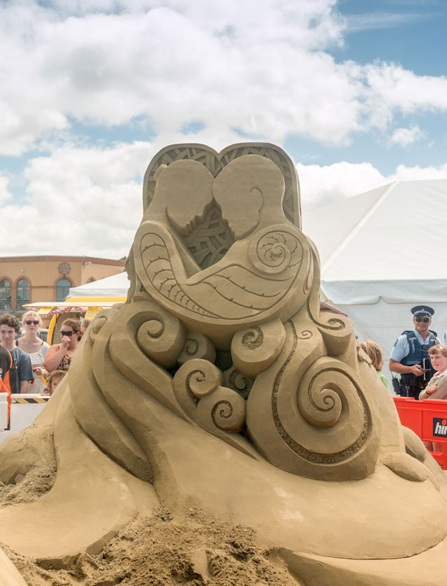 Sand Sculptures from the New Zealand Sand Castle Competition