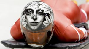 Winter Olympics Skeleton Helmet