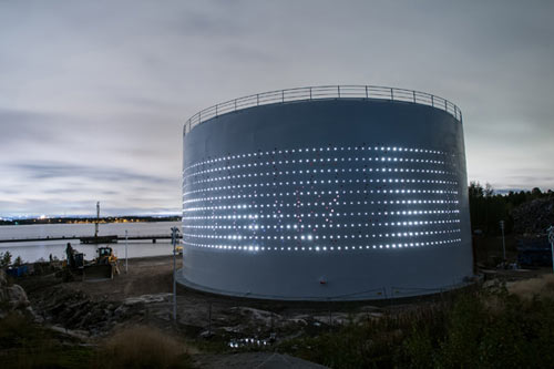 Silo 468 Light Installation