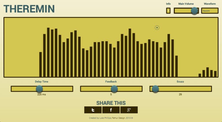 Online Theremin