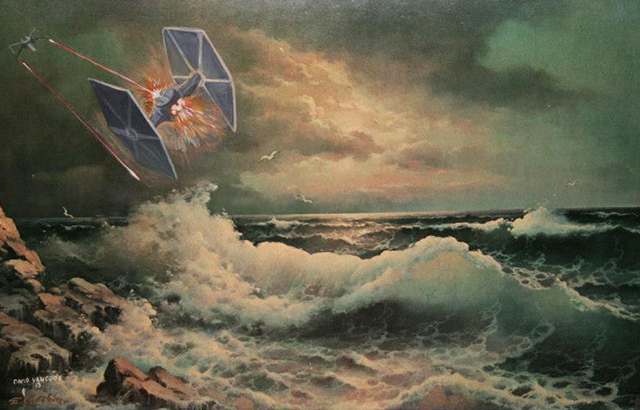 Star Wars Thrift Store Paintings