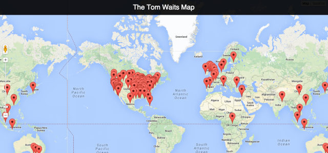 The Tom Waits Map