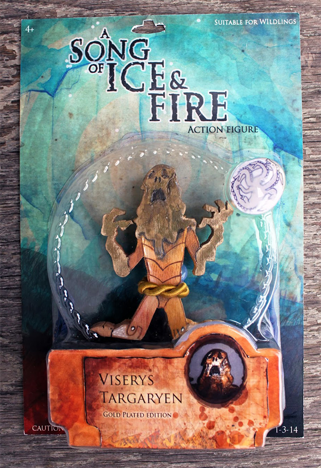 A Song Of Fire And Ice Action Figures: Viserys Packaged