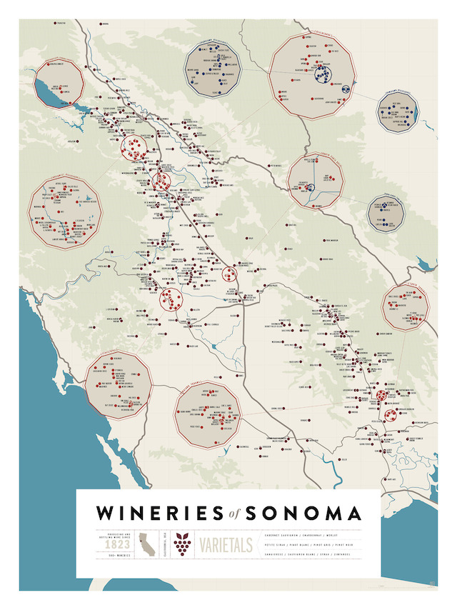 Wineries of Sonoma