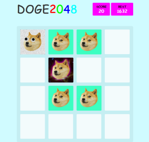 DOGE2048 Video Game