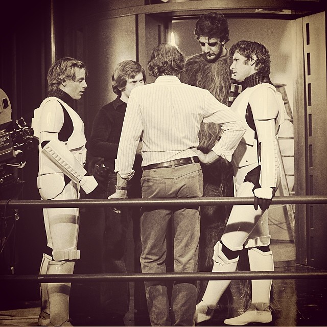Behind-the-Scenes Photos of Star Wars