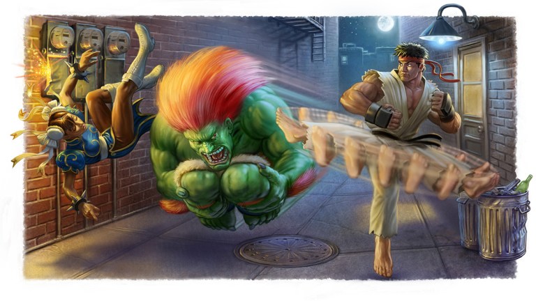 Polygon Street Fighter II