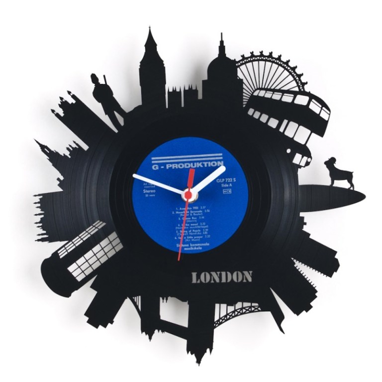 Re VInyl Wall Clock