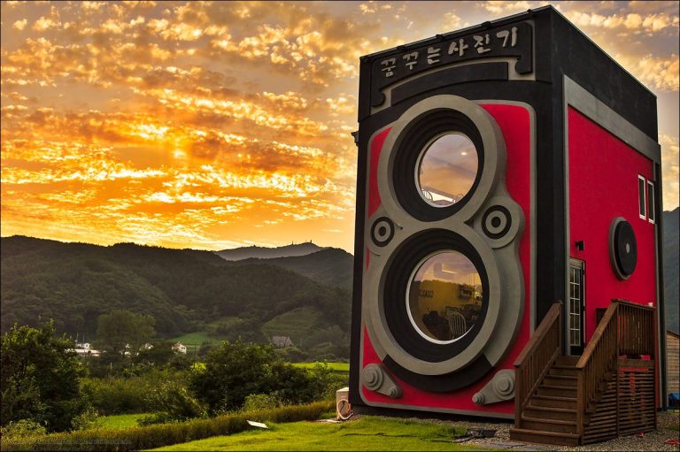 Rolleiflex Camera Cafe in South Korea