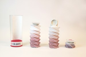 Origami Toothpaste Tube