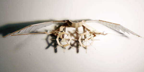 Flapping Bird Kinetic Sculpture by Joyce Lin