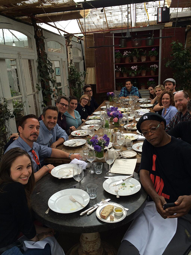 Robert Downey Jr Shares A Photo Of The Avengers Age Of Ultron Cast Robert downey jr shares a photo of the avengers age of ultron cast