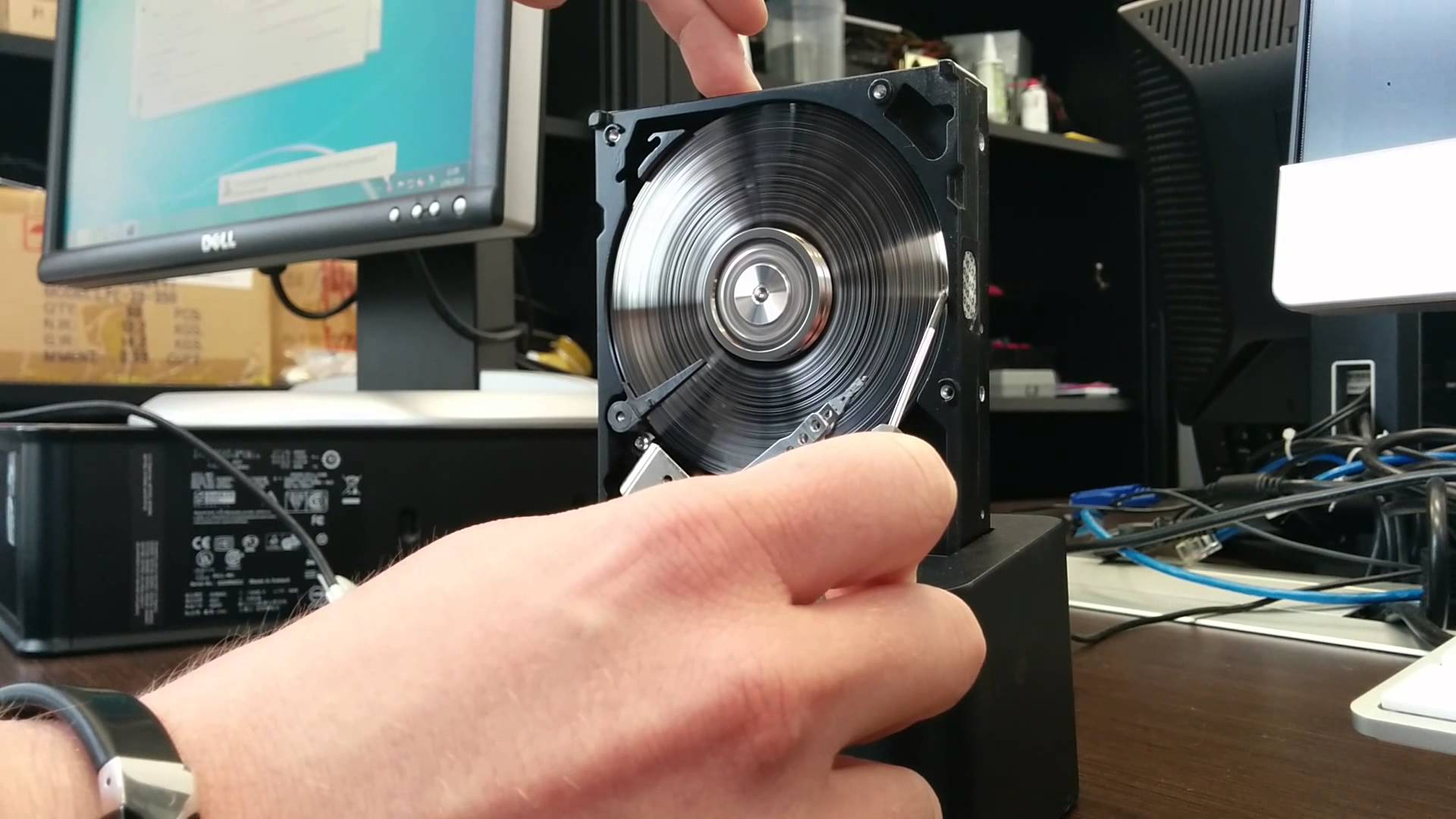 An Artistic Approach to Destroying Hard Drive Data