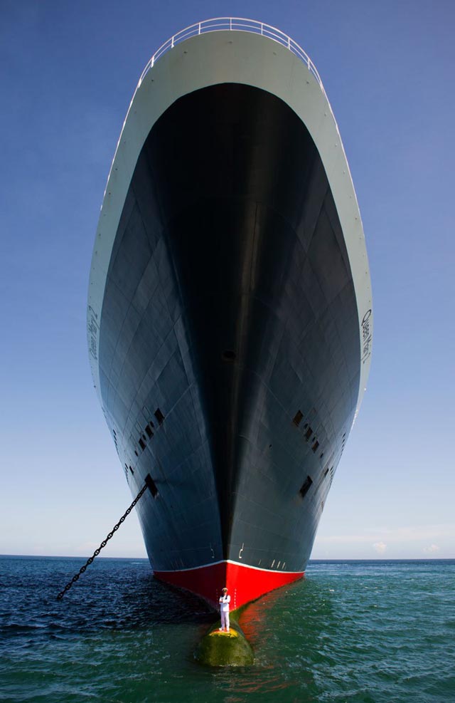 bulbous bow sailboat