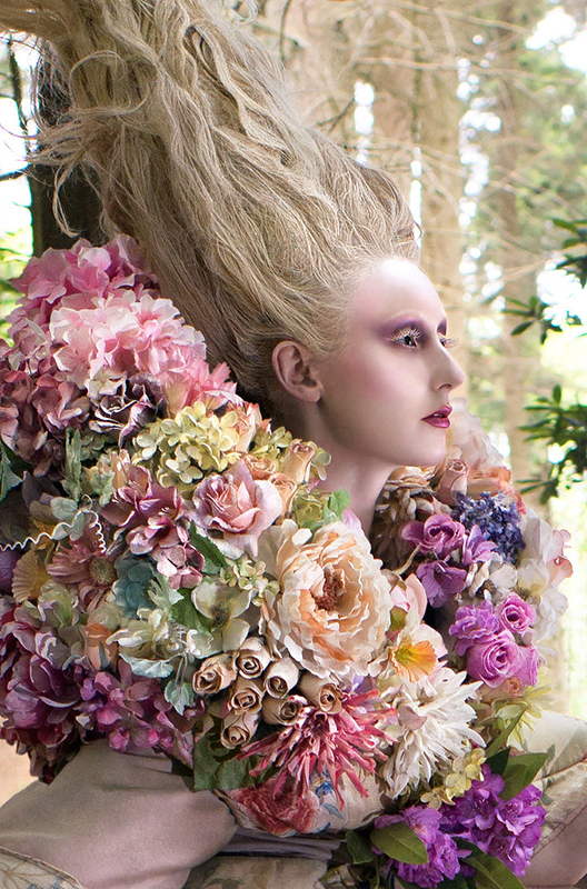 Photographer Kirsty Mitchell Creates Trail Using 1,000 Fresh Flowers in ...