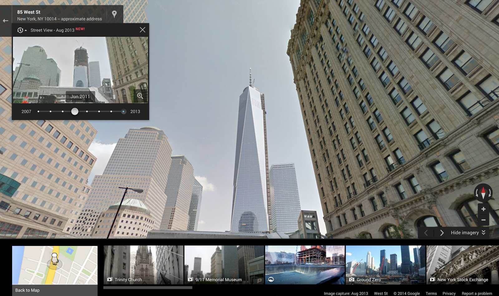 Google Street View Now Includes Historical Imagery of Locations