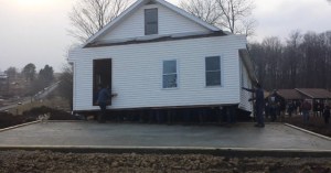 Amish house move