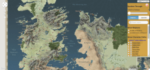 Interactive Map of Game of Thrones