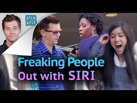 Jack Vale Freaks People Out in Public Places by Loudly Asking Siri