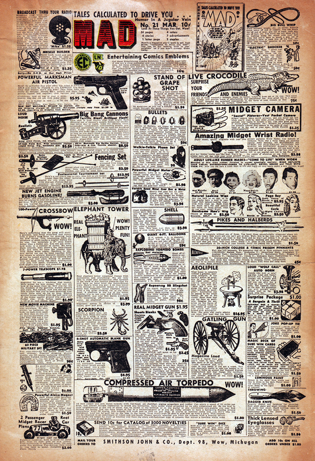 MAD #21: Cover by Harvey Kurtzman (1955)