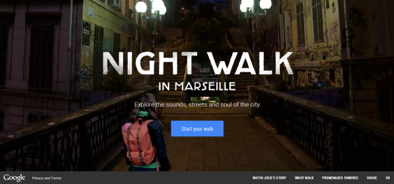 Google Night Walk