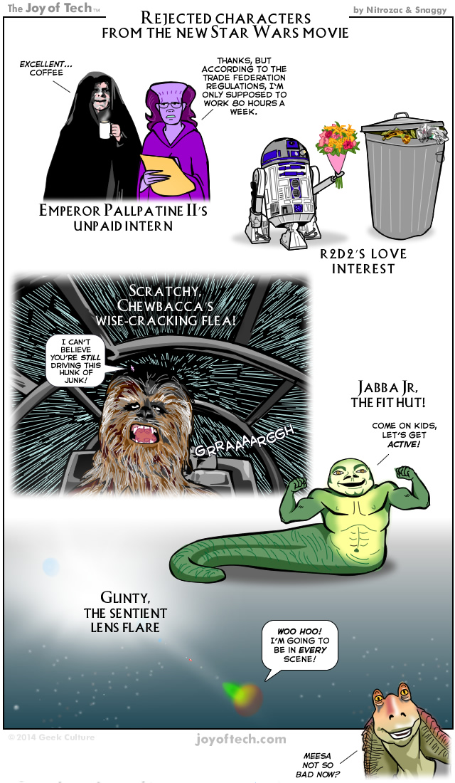 Rejected Characters From the New Star Wars Movie