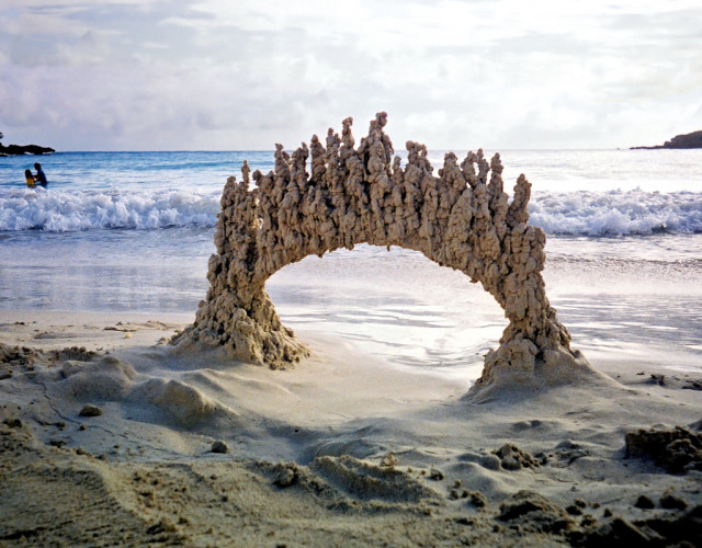Beautiful Drip Castle Sand Sculptures That Appear to Defy Gravity