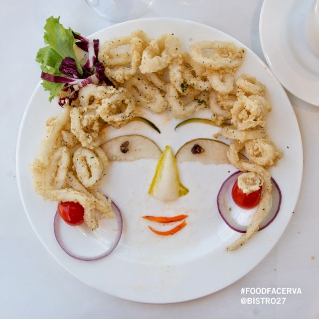 Clever Food Face Art Created from Restaurant Meals