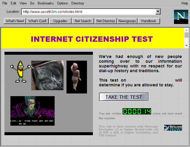 Internet Citizenship Test