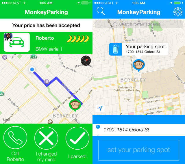 MonkeyParking App