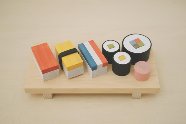 Wooden Sushi Blocks