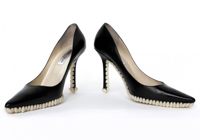 False Teeth Shoes by Fantich and Young