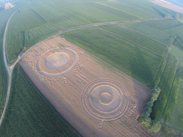 Geometric Crop Circles in Italy