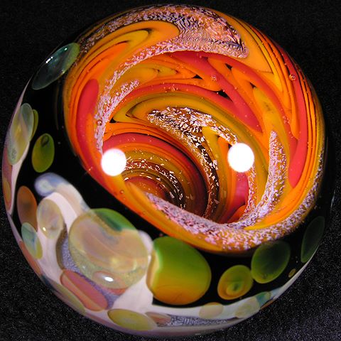 Incredibly Complex Art Marbles by Mike Gong
