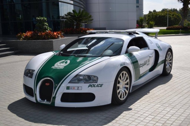 Dubai Police Bugatti Veyron Police Car