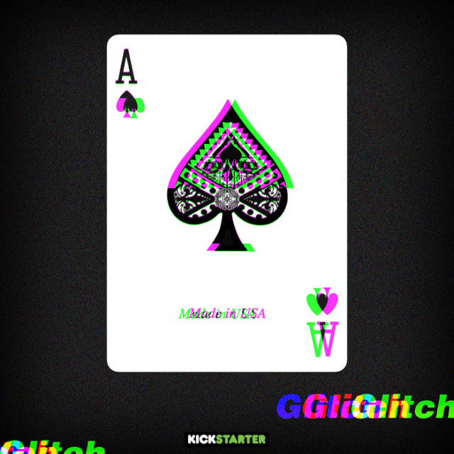 Glitch Playing Cards by Soleil Zumbrunn