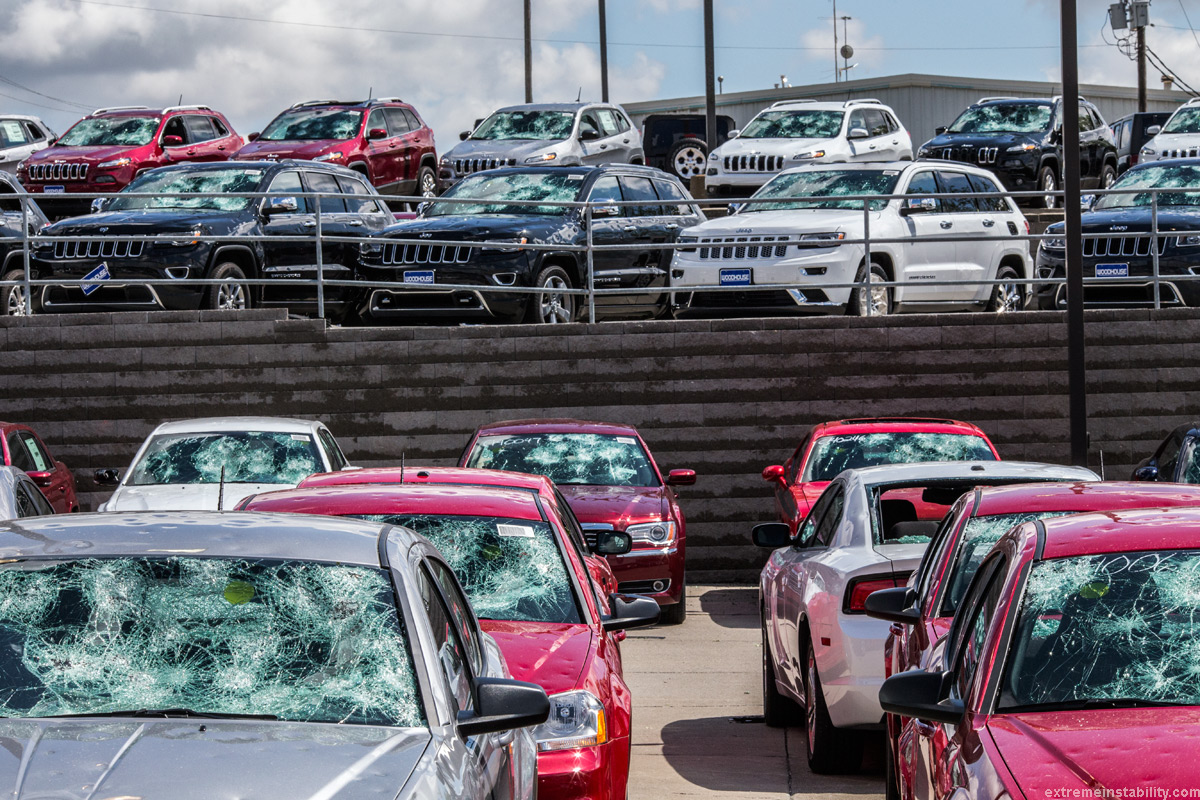 Astonishing Photos of Hail Damage in Blair, Nebraska
