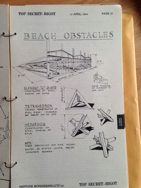 Photos of the Top Secret Plans for the D-Day Landings