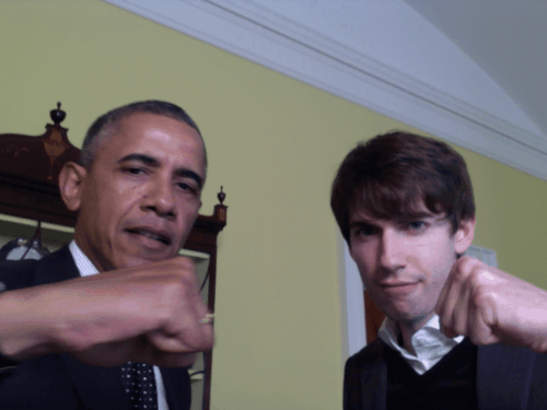 President Barack Obama Fist Bump