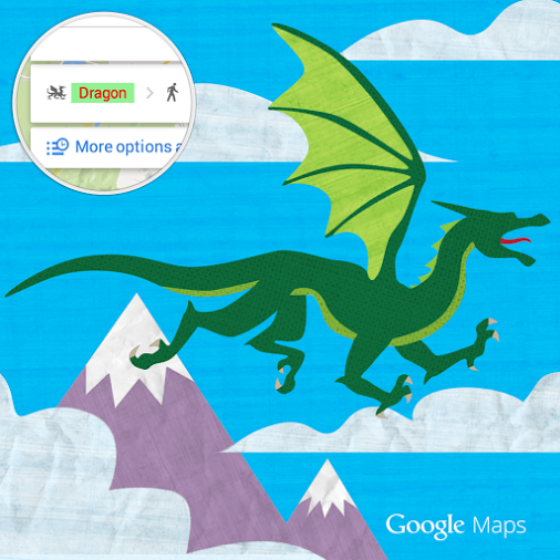 Google Maps Dragon