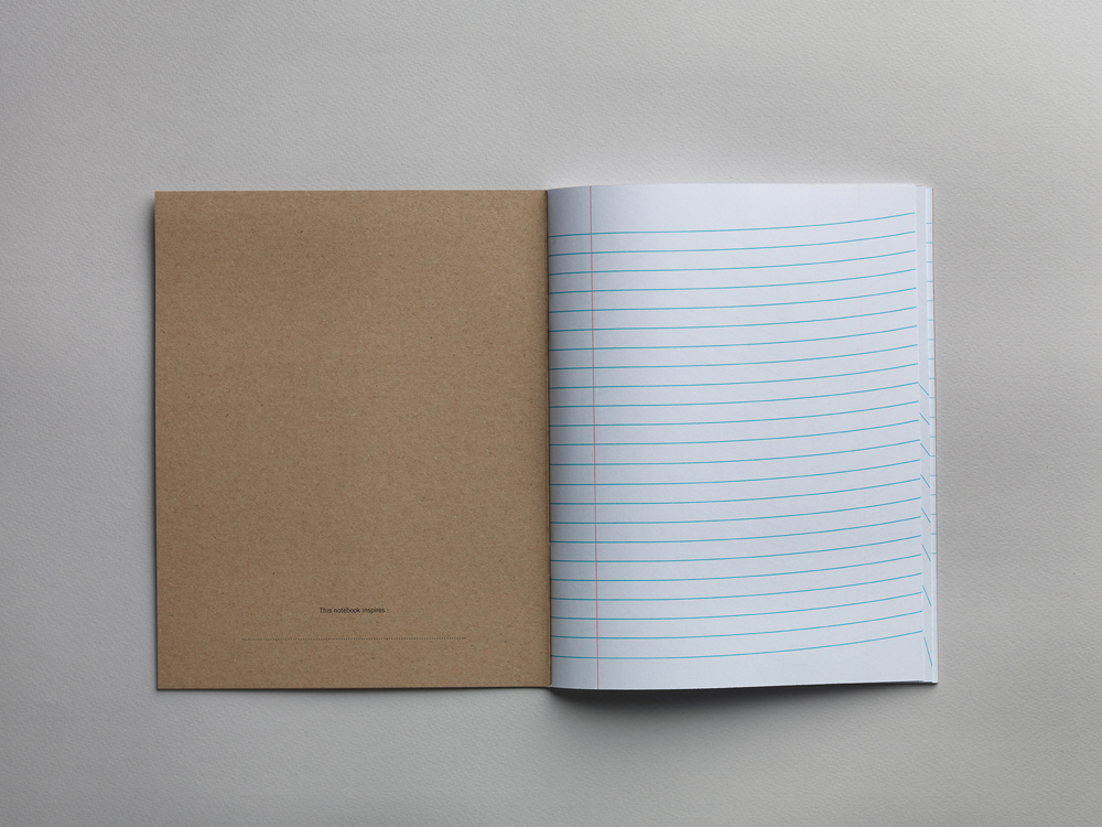 The Inspiration Pad, A Notebook Filled With Creative Variations of the Typical Lined Paper Layout