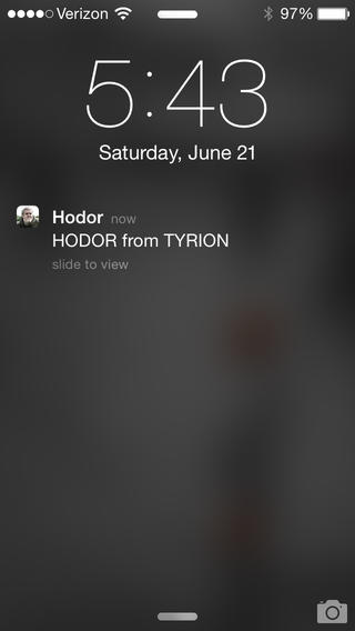 Yo, Hodor App