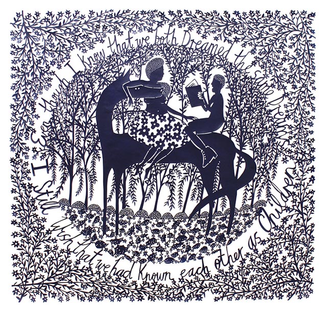 Astonishingly Intricate Cut Paper Illustrations by Rob Ryan