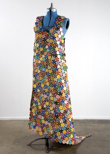 Dress Sculptures Made of Unusual Materials by Robin Barcus Slonina