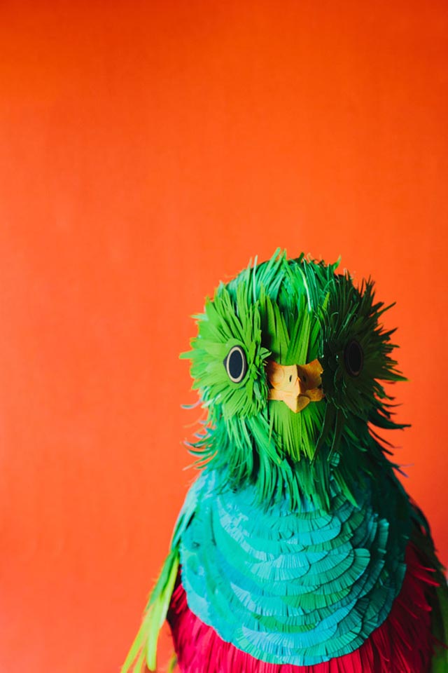Lifelike Paper Bird Sculptures by Diana Beltran Herrera