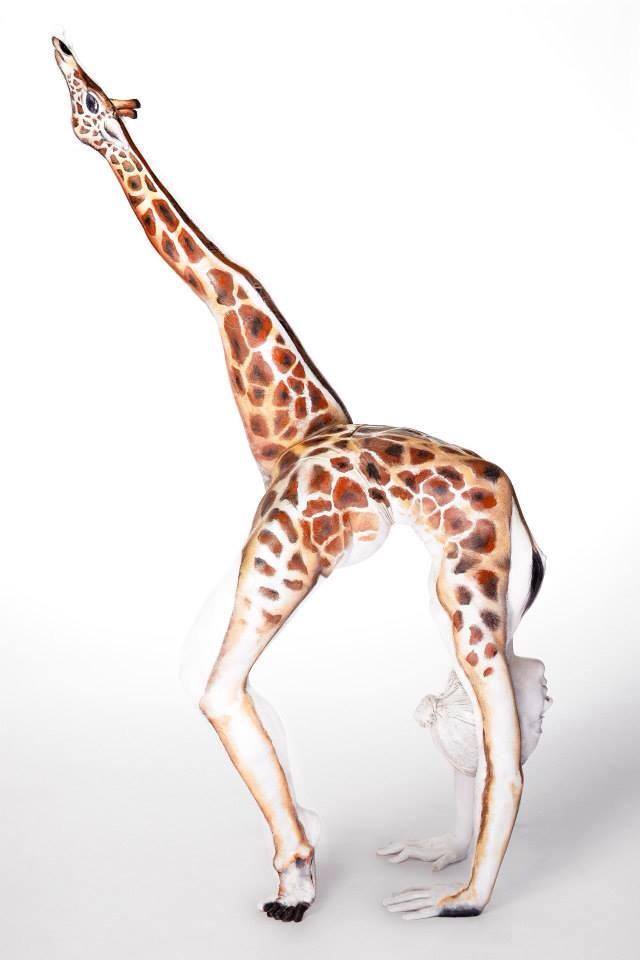 Marvels of Nature Animal Body Paintings by Emma Fay