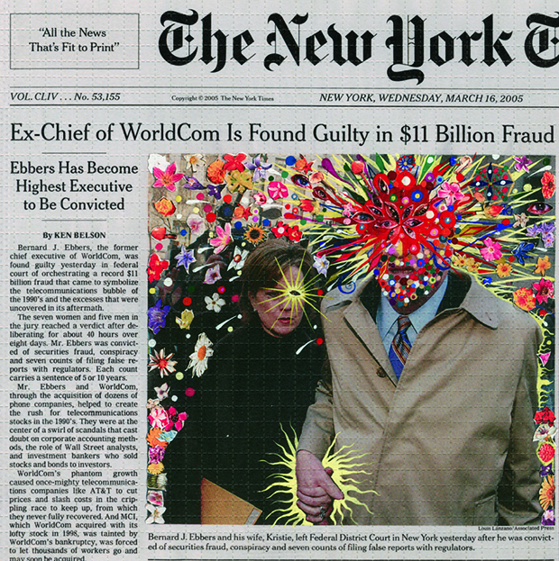 New York Times Cover Page Art by Fred Tomaselli