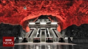 Inside Stockholm Train Station