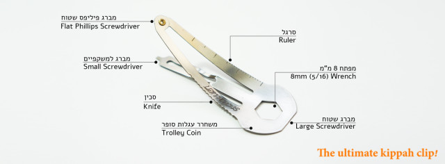 Leatherdos, A Multi-Function Multi-Tool Metal Hair Clip